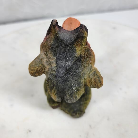 Vtg Henning Norway Hand Carved Troll Figurine Wood Folk Art Scandinavian 3.5” - Picture 9 of 14